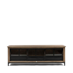 Rivièra Maison TV-meubel 'The Hoxton' Essenhout en Glas, 190cm
