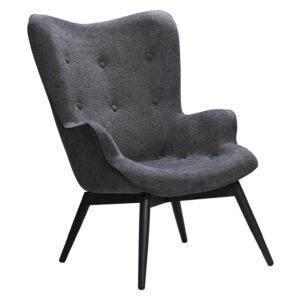 Artistiq Fauteuil 'Anderson', kleur Donkergrijs