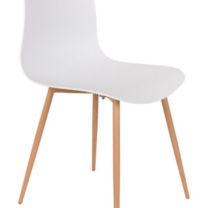 ZILT Eetkamerstoel 'Grethe', kleur Wit