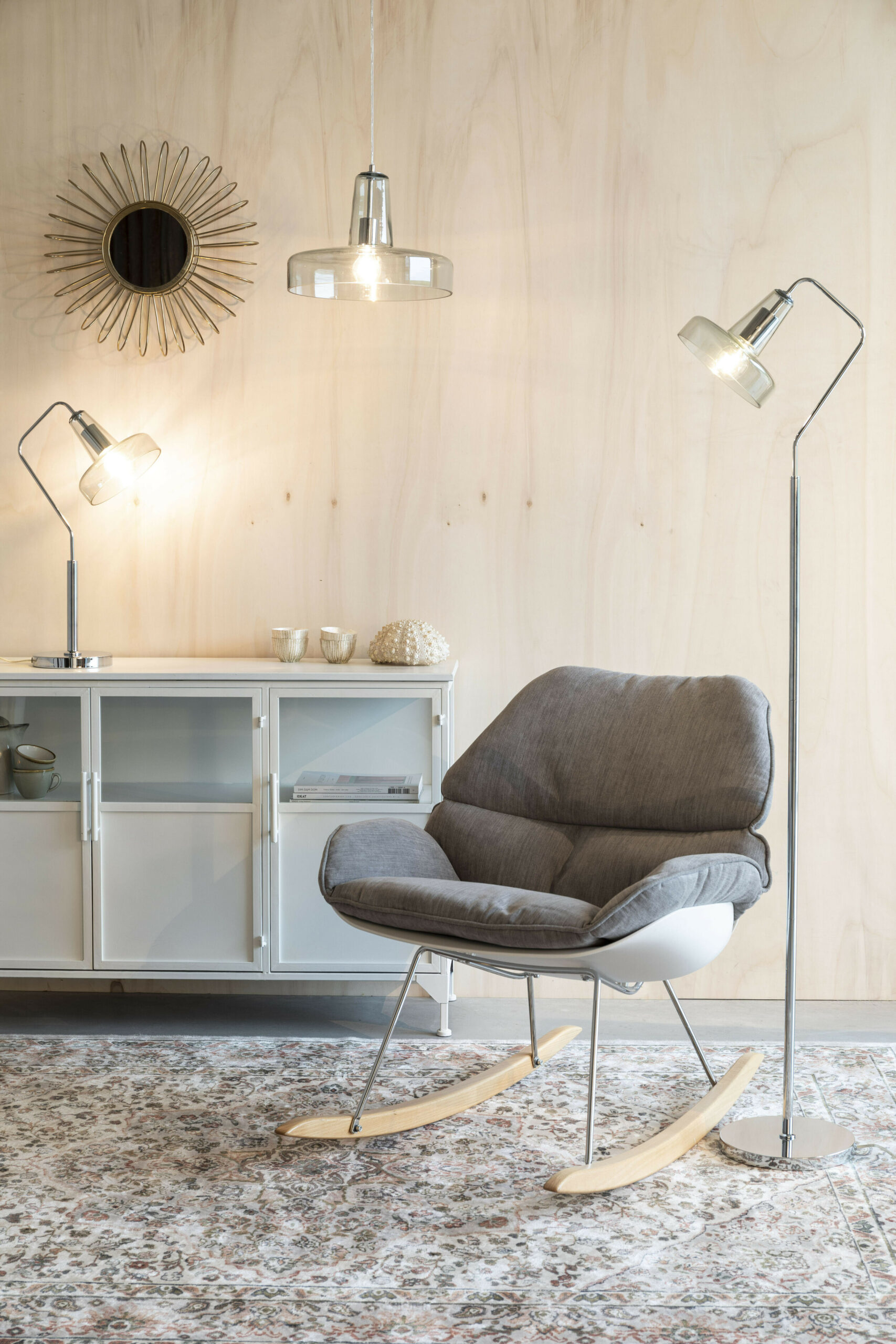 ZILT Vloerlamp 'Ezequiel' Glas, 160cm, kleur Groen - Afbeelding 7