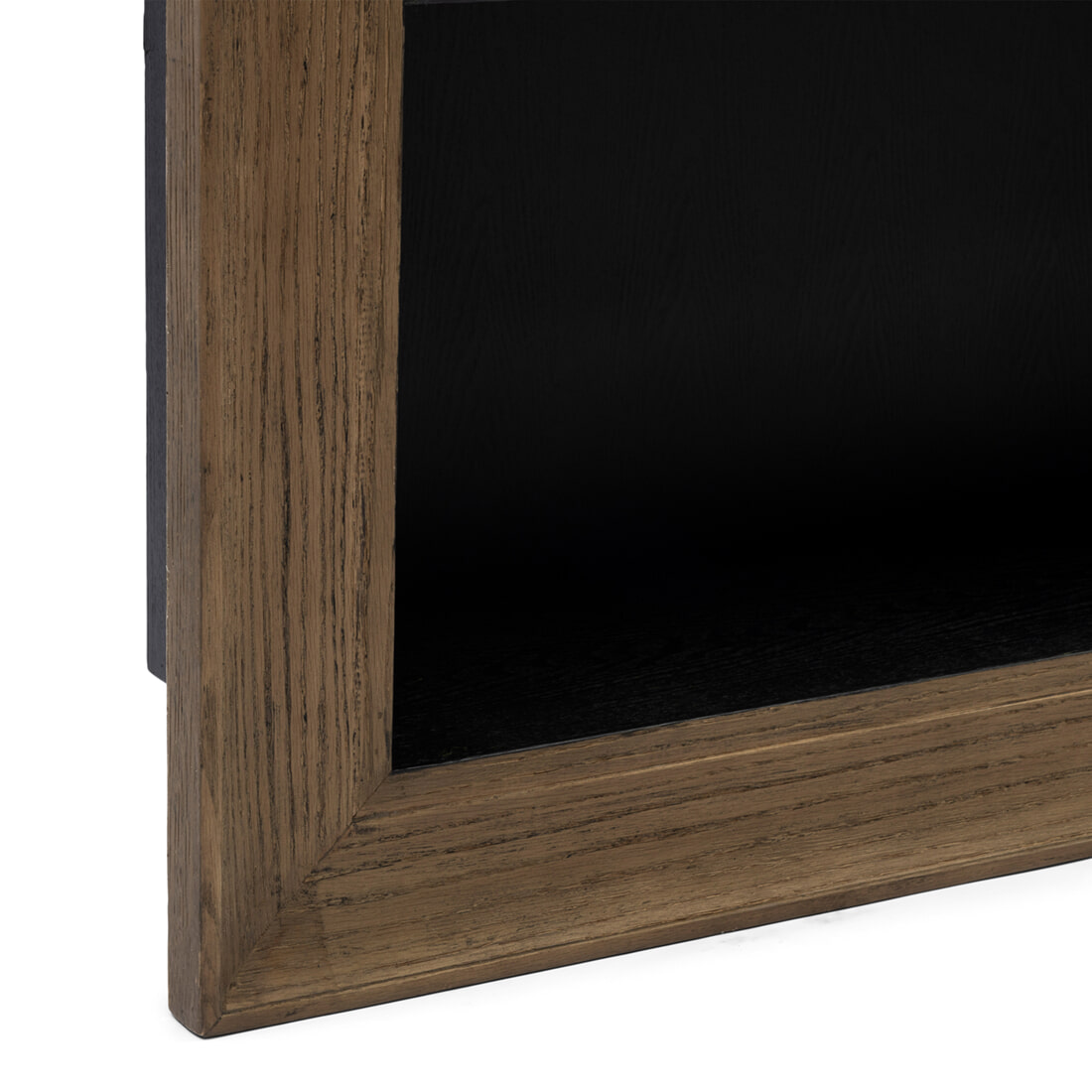 Rivièra Maison Boekenkast 'Eivissa' Eikenhout, 220 x 100 cm, kleur Zwart - Afbeelding 5