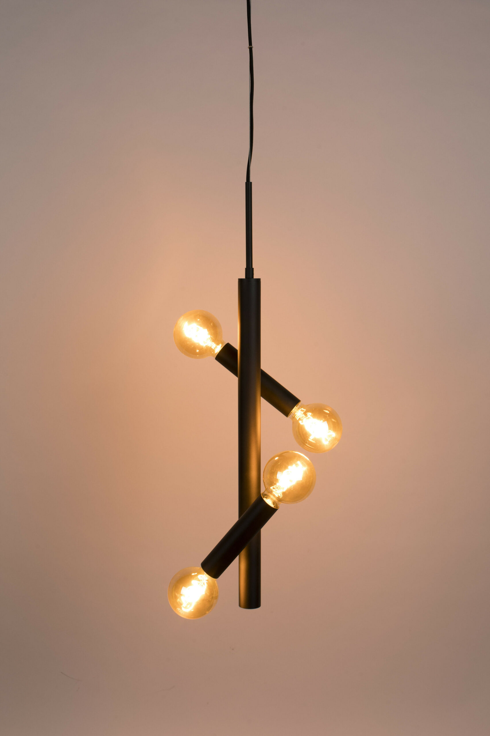 Zuiver Hanglamp 'Hawk' Tall, 6-lamps, kleur Zwart - Afbeelding 2