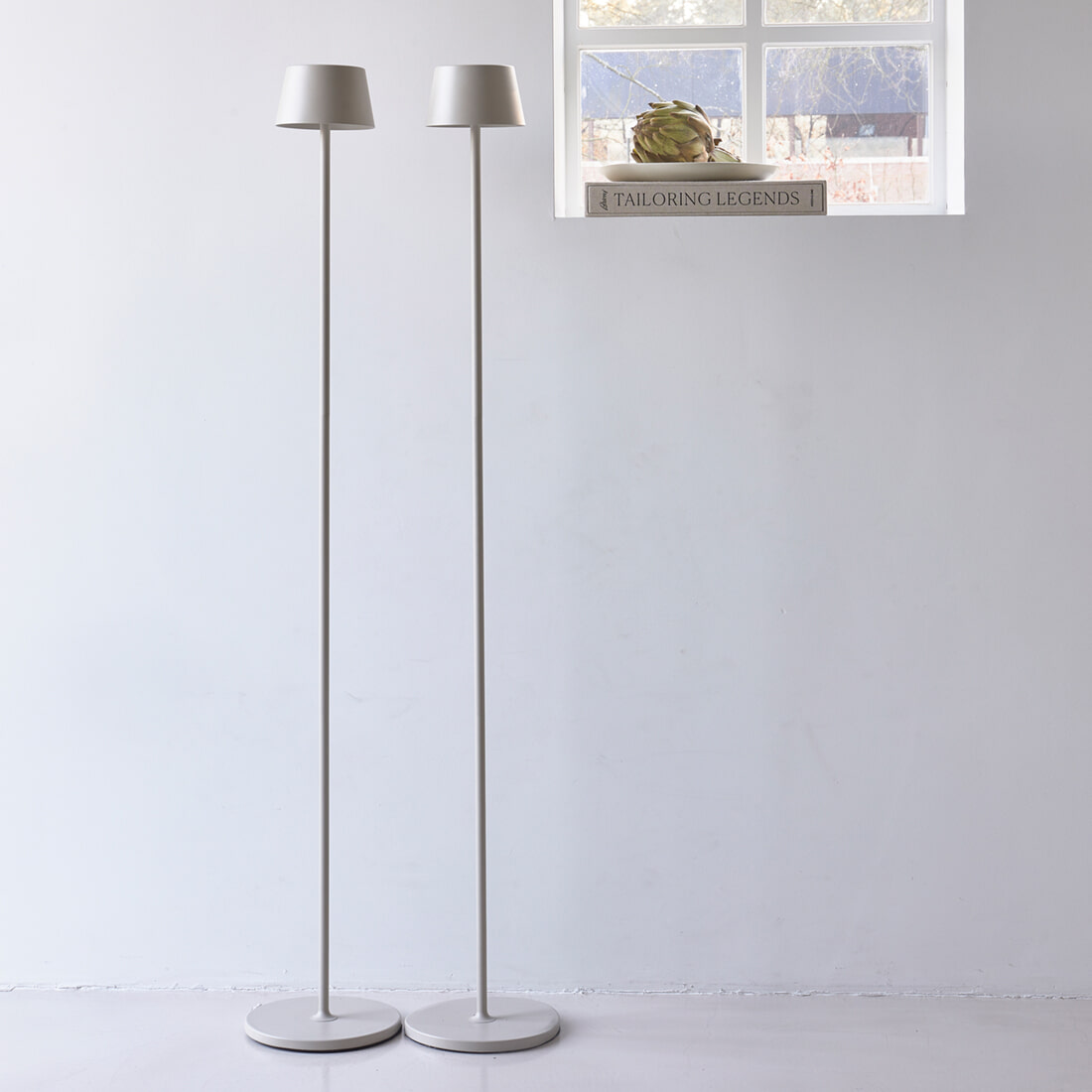 Rivièra Maison Vloerlamp 'Zaza Luminee' Aluminium, kleur Flax - Afbeelding 2