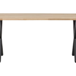 WOOOD Eettafel 'Tablo' met X-poot, 160 x 90cm
