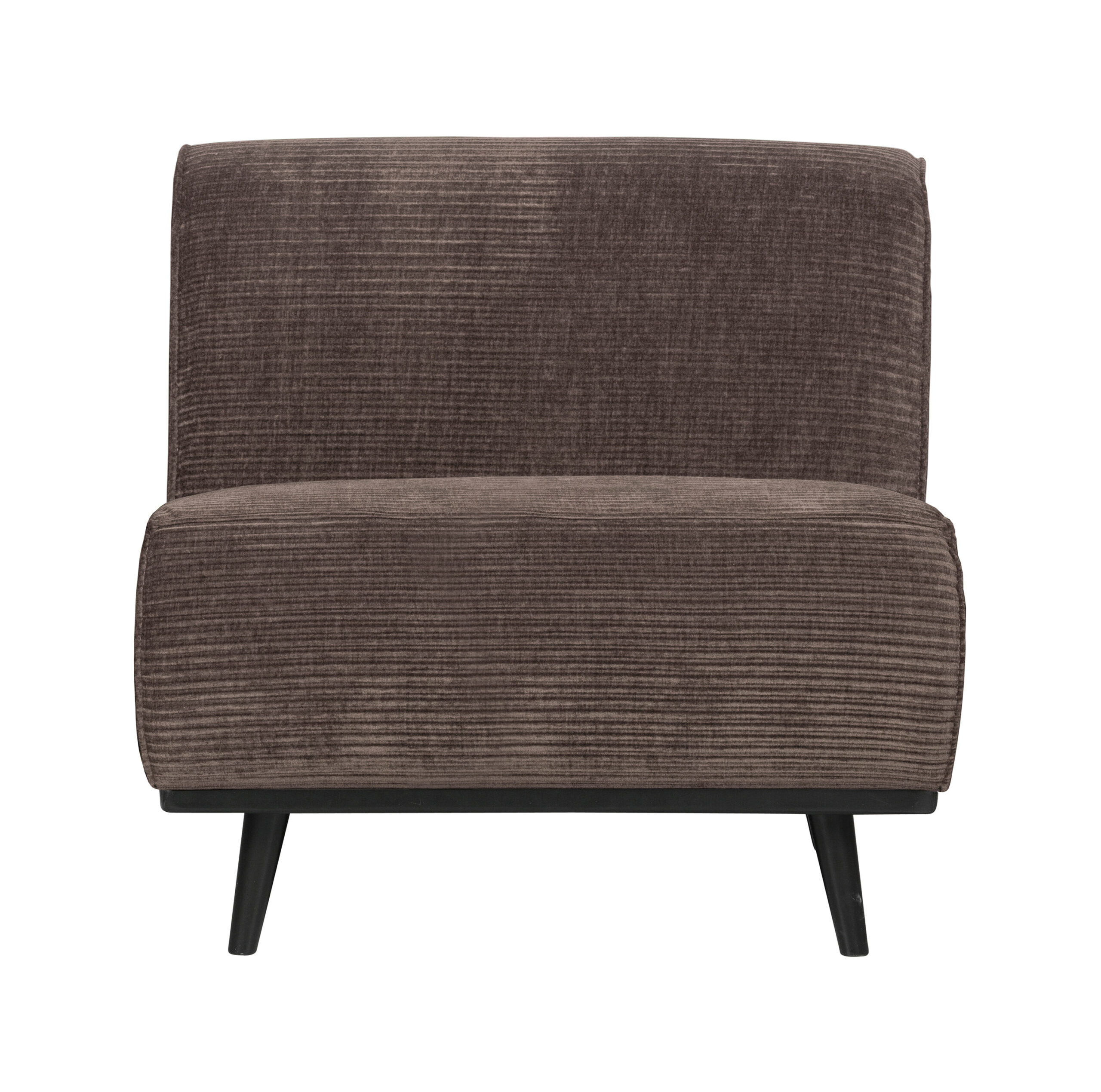 WOOOD Bank 'Statement' 1-zits Element, Rib, kleur Taupe