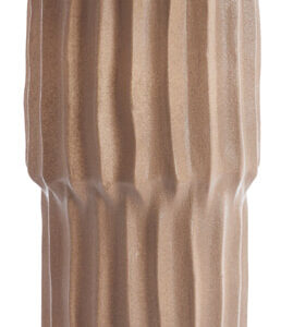 Light & Living Vaas 'Longa' Keramiek, kleur Grijsbruin