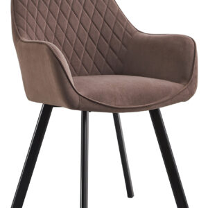 Artistiq Eetkamerstoel 'Artemus' Velvet, kleur Bruin