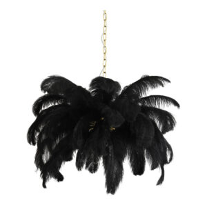 Light & Living Hanglamp 'Feather' Ø80cm, kleur Zwart