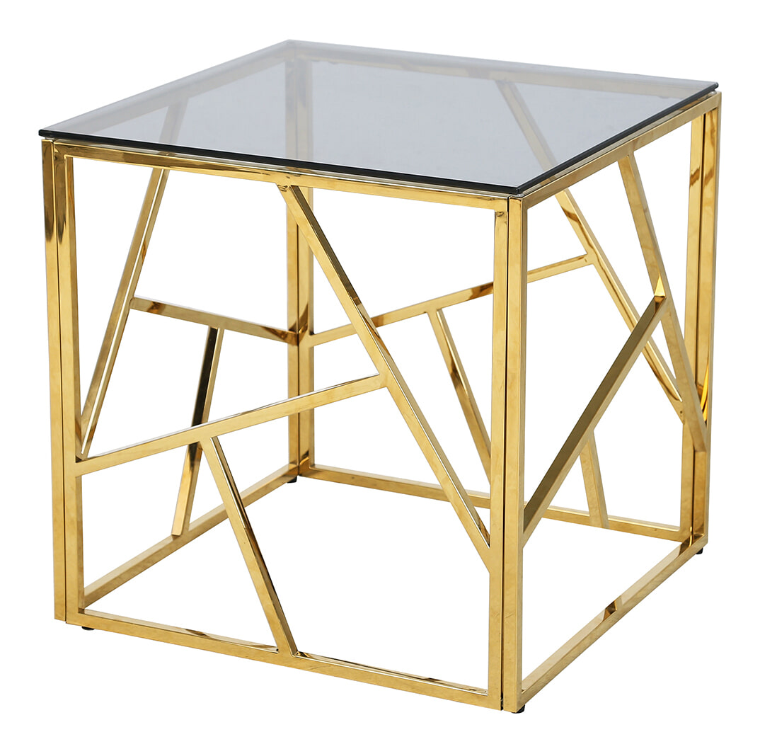 Artistiq Living Bijzettafel 'Mischa' 55cm, kleur goud - Afbeelding 2