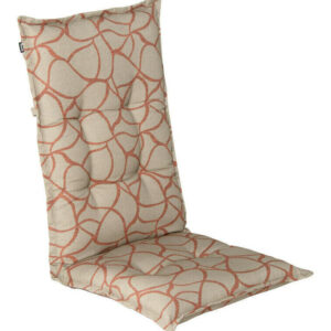 Hartman Tuinkussen 'Pearl' t.b.v. Tuinstoel hoge rug, kleur Oranje