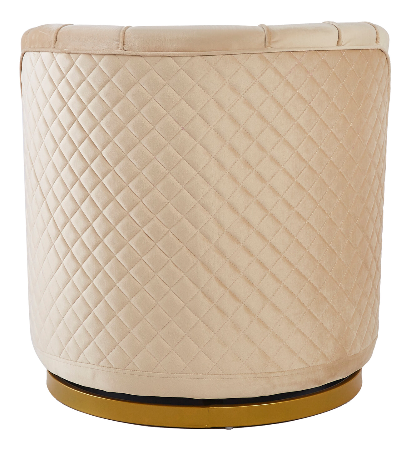 Artistiq Living Draaibare Fauteuil 'Meggie' Velvet, kleur beige - Afbeelding 6