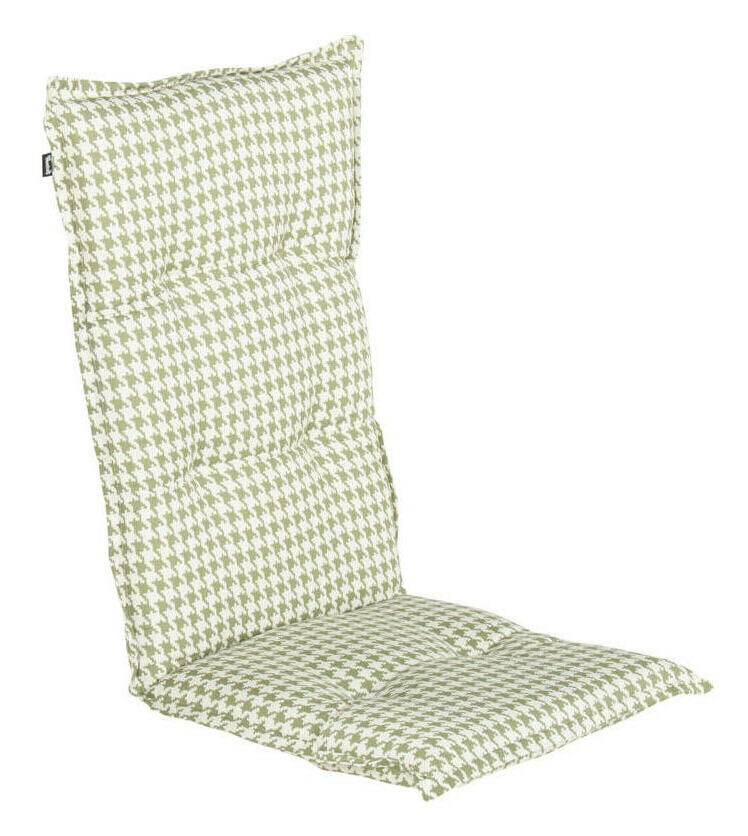 Hartman Tuinkussen 'Poule' t.b.v. Tuinstoel hoge rug, kleur Groen