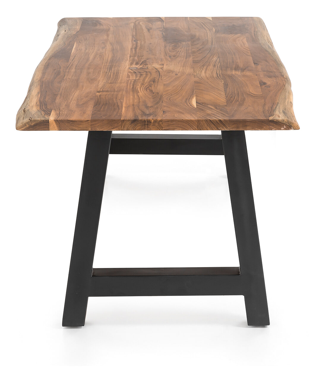 Artistiq Living Eettafel 'Karri' Met A-poot, Acaciahout, 220 x 110cm - Afbeelding 4