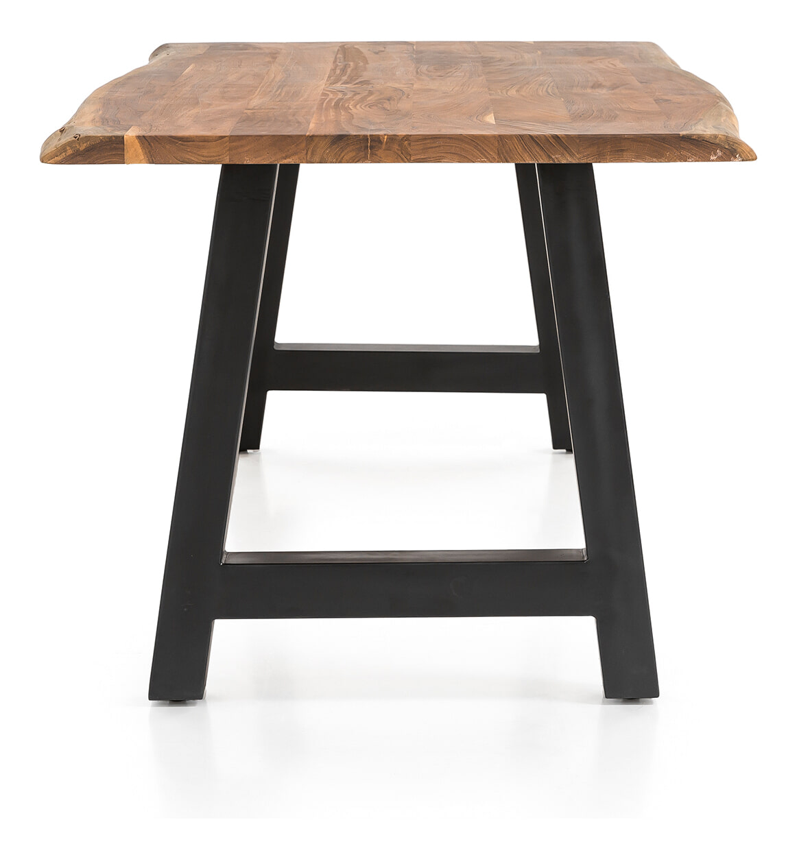 Artistiq Living Eettafel 'Karri' Met A-poot, Acaciahout, 220 x 110cm - Afbeelding 5