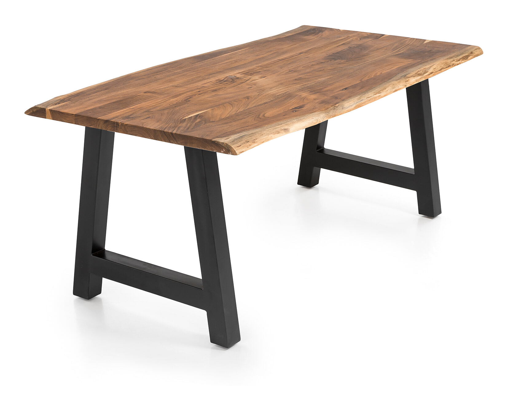 Artistiq Living Eettafel 'Karri' Met A-poot, Acaciahout, 220 x 110cm - Afbeelding 6