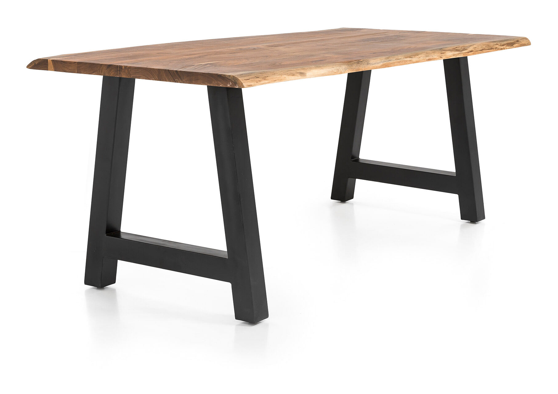 Artistiq Living Eettafel 'Karri' Met A-poot, Acaciahout, 220 x 110cm - Afbeelding 7