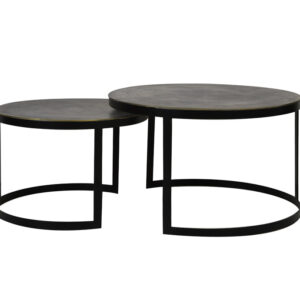 Light & Living Salontafel 'Trelo' Set van 2 stuks, kleur Antiek Brons