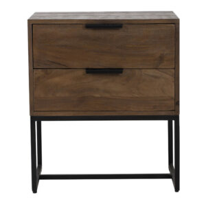 Light & Living Nachtkastje 'Meave', hout donker bruin
