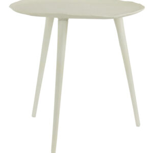 Light & Living Bijzettafel 'Asarpai' Ø46cm, kleur Crème