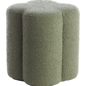 Light & Living Poef 'Nalani' Bouclé, kleur Groen