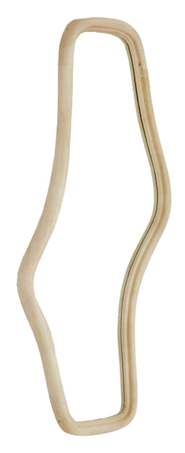 Light & Living Organische Spiegel 'Celano' Mangohout, 121 x 62cm - Afbeelding 2