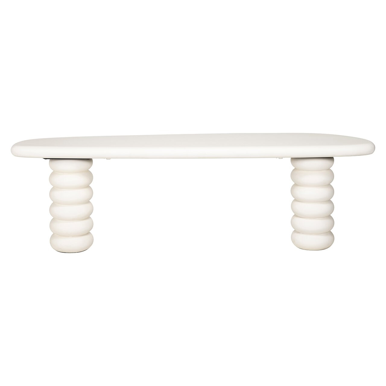 Richmond Sidetable/TV-meubel 'Bloomstone' Organisch 170cm, kleur Wit - Afbeelding 5