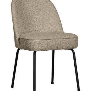 WOOOD Eetkamerstoel 'Vogue' Bouclé, kleur Beige