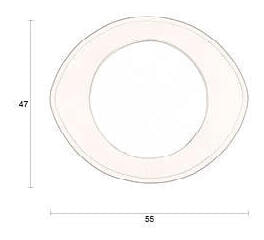 Dutchbone Spiegel 'Aren' Mangohout, 55 x 47cm - Afbeelding 7