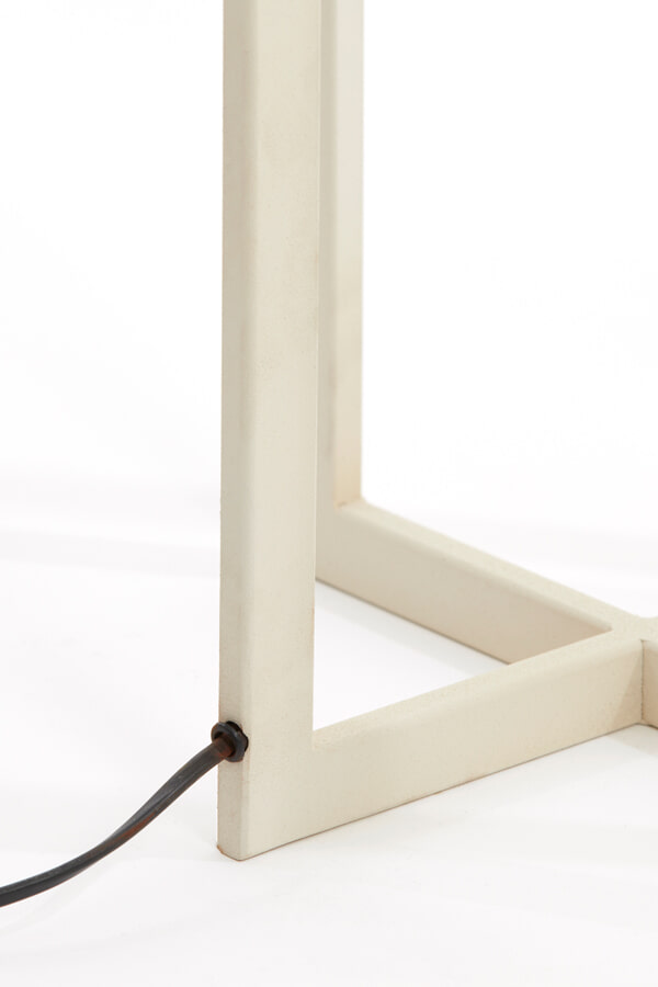 Light & Living Vloerlamp 'Mace' 140cm, kleur Crème (excl. kap) - Afbeelding 3