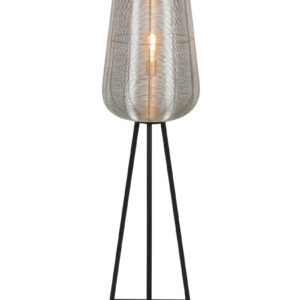 Light & Living Vloerlamp 'Adeta', nikkel, 147cm hoog