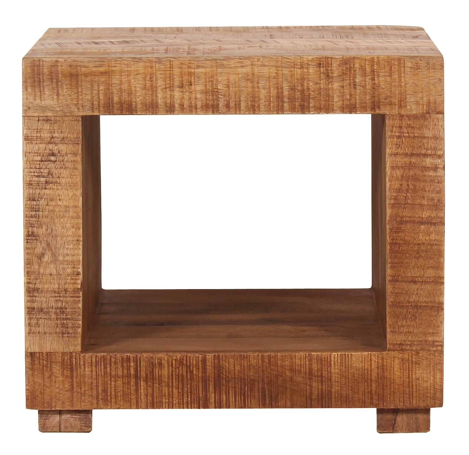 Artistiq Bijzettafel 'Aeden' Mangohout, 50 x 50cm - Afbeelding 2