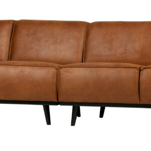 WOOOD Bank 'Statement' 4-zits, kleur Cognac