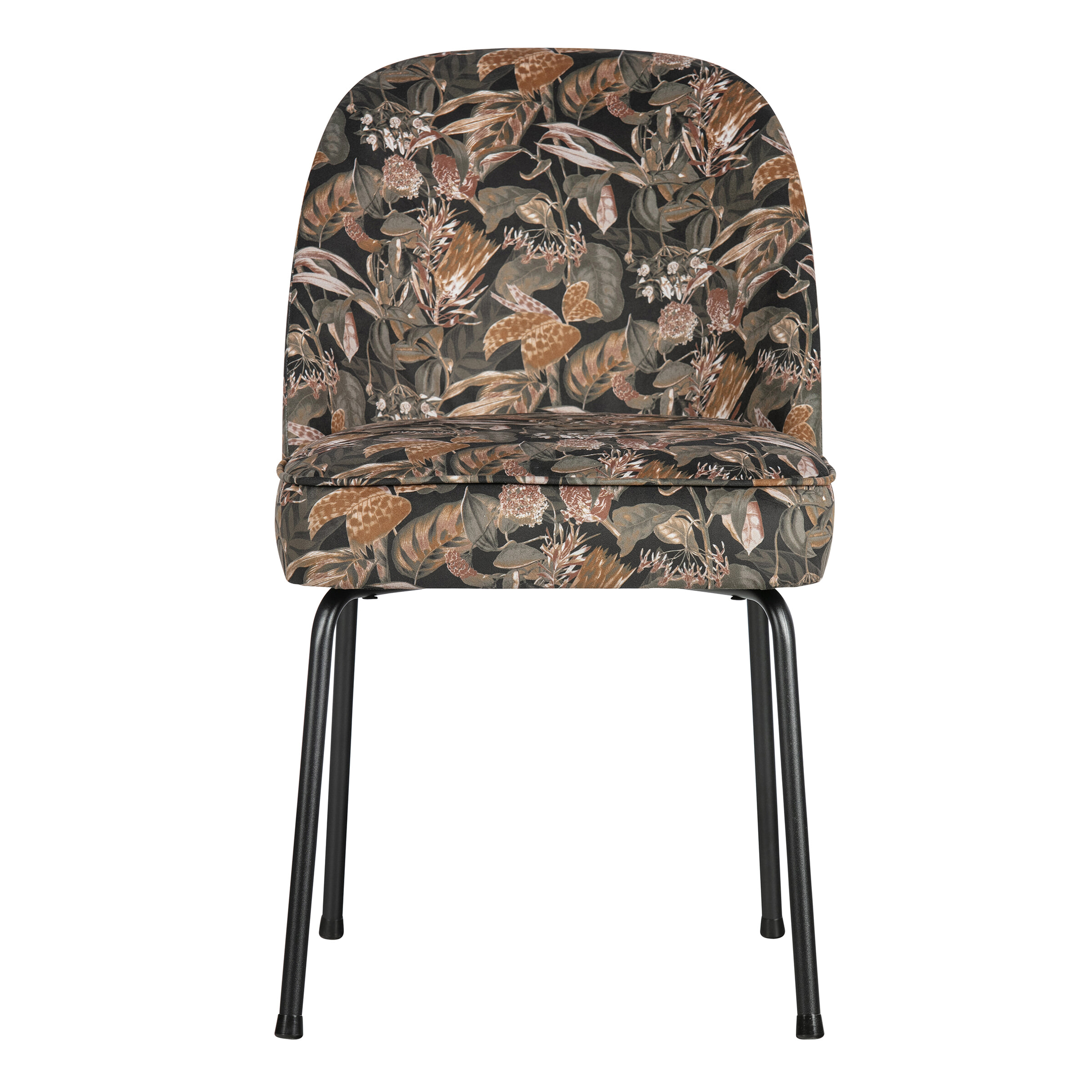 WOOOD Eetkamerstoel 'Vogue' Velvet, kleur Bouquet Zwart - Afbeelding 6