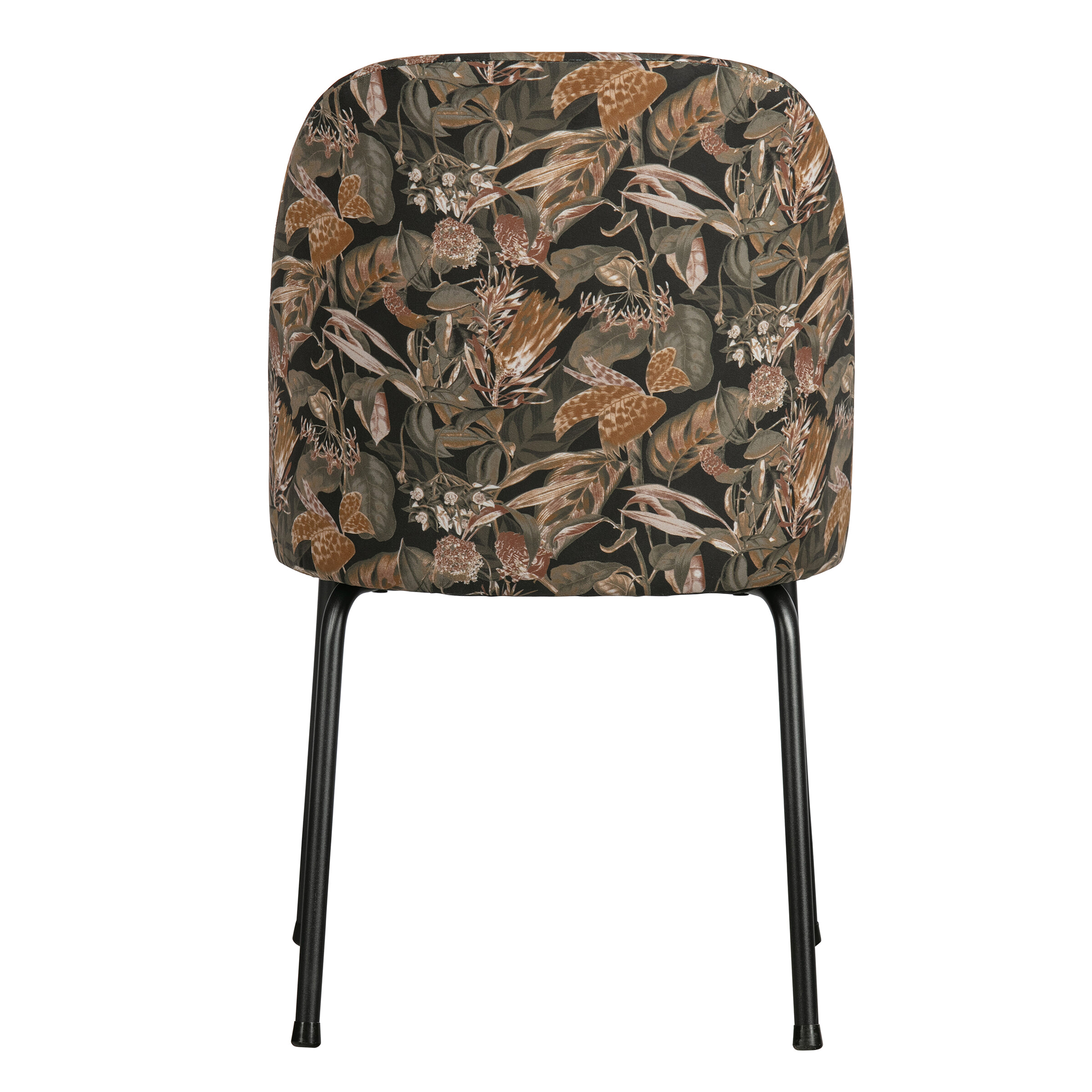 WOOOD Eetkamerstoel 'Vogue' Velvet, kleur Bouquet Zwart - Afbeelding 5