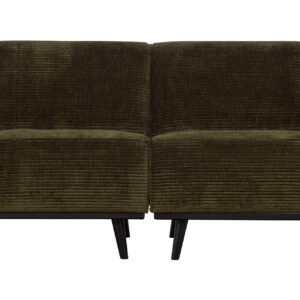 WOOOD Bank 'Statement' 4-zits, Rib, kleur Warm Groen