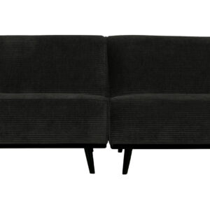 WOOOD Bank 'Statement' 4-zits XL, Rib, kleur Graphite