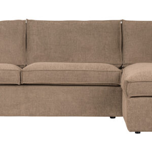 WOOOD Hoekbank 'Freddie' Rechts, Melange, kleur Lever