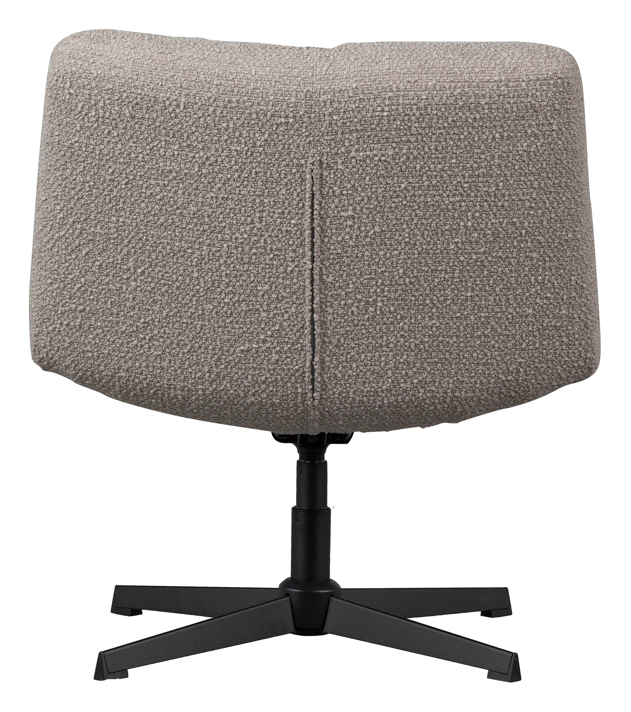 WOOOD Draaifauteuil 'Vinny' Bouclé, kleur Zand - Afbeelding 4