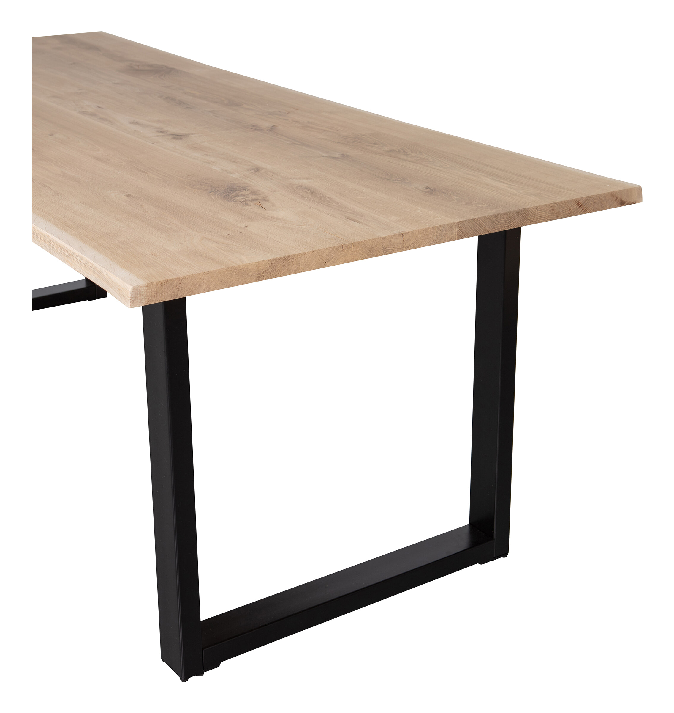WOOOD Boomstam Eettafel 'Tablo' met U-poot, 180 x 90cm - Afbeelding 3