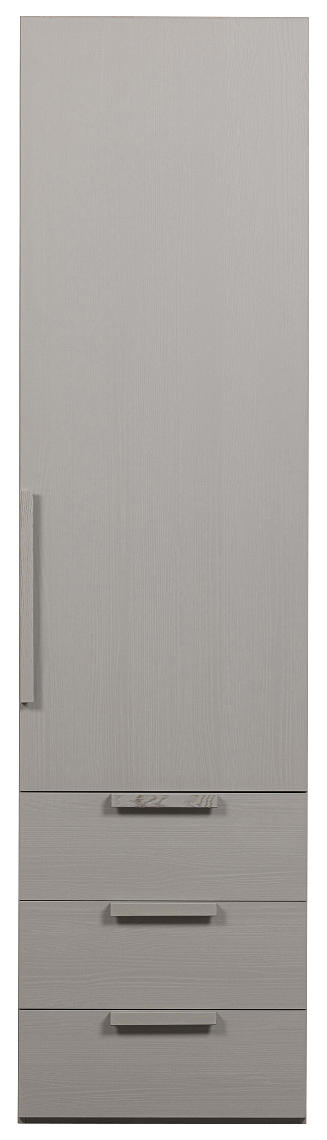 WOOOD Kledingkast 'Rens' 1-deurs, kleur Pebble Grey - Afbeelding 3