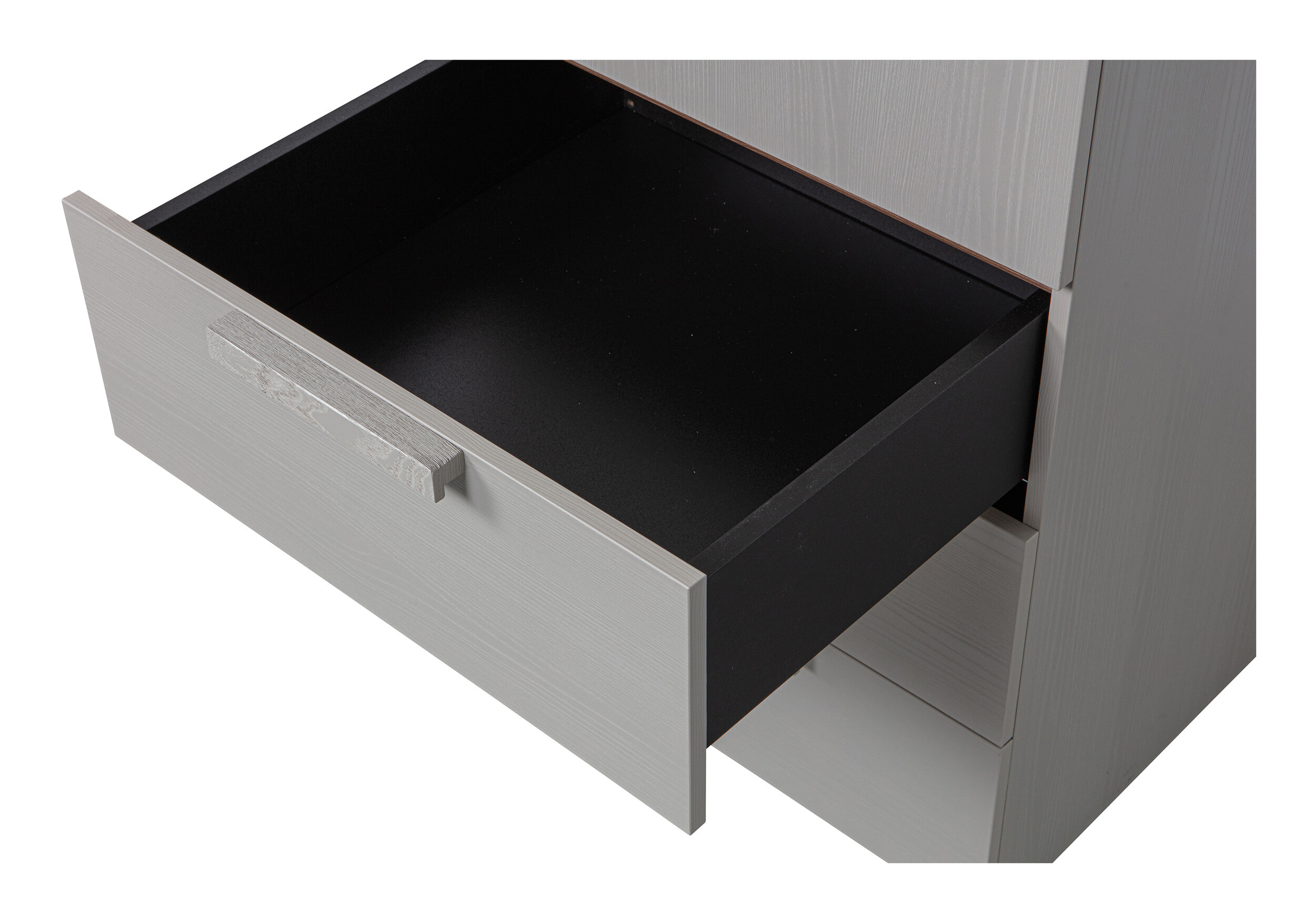 WOOOD Kledingkast 'Rens' 1-deurs, kleur Pebble Grey - Afbeelding 6