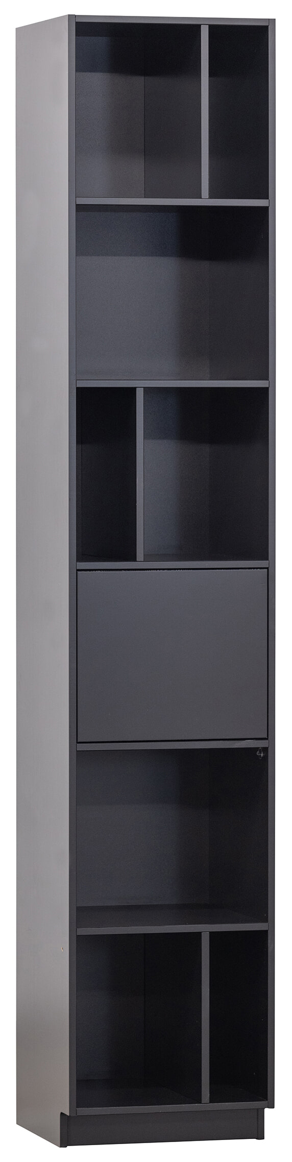 WOOOD Opbergkast 'Finca' Mat zwart, 210 x 40cm - Afbeelding 6