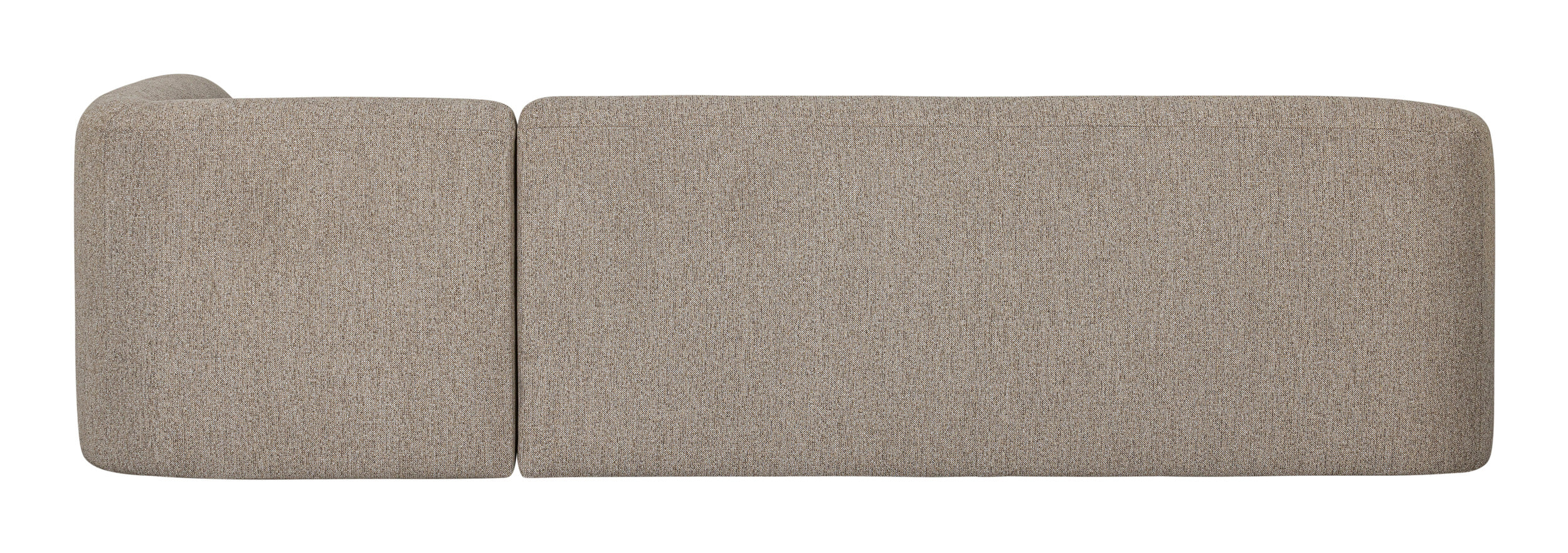 WOOOD Hoekbank 'Sloping' Rechts, kleur Naturel Melange - Afbeelding 6