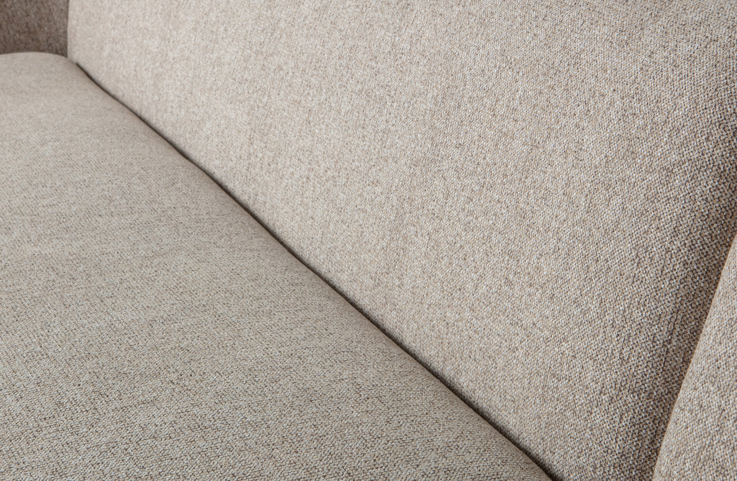 WOOOD Hoekbank 'Sloping' Rechts, kleur Naturel Melange - Afbeelding 7