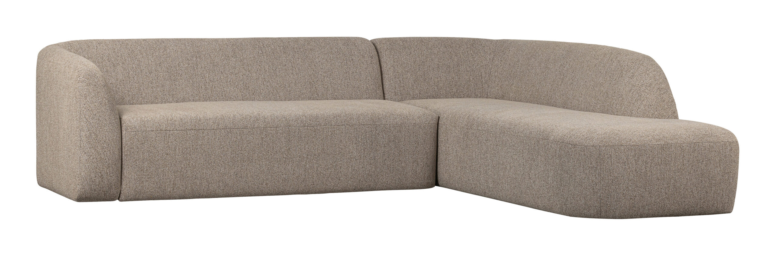 WOOOD Hoekbank 'Sloping' Rechts, kleur Naturel Melange - Afbeelding 2