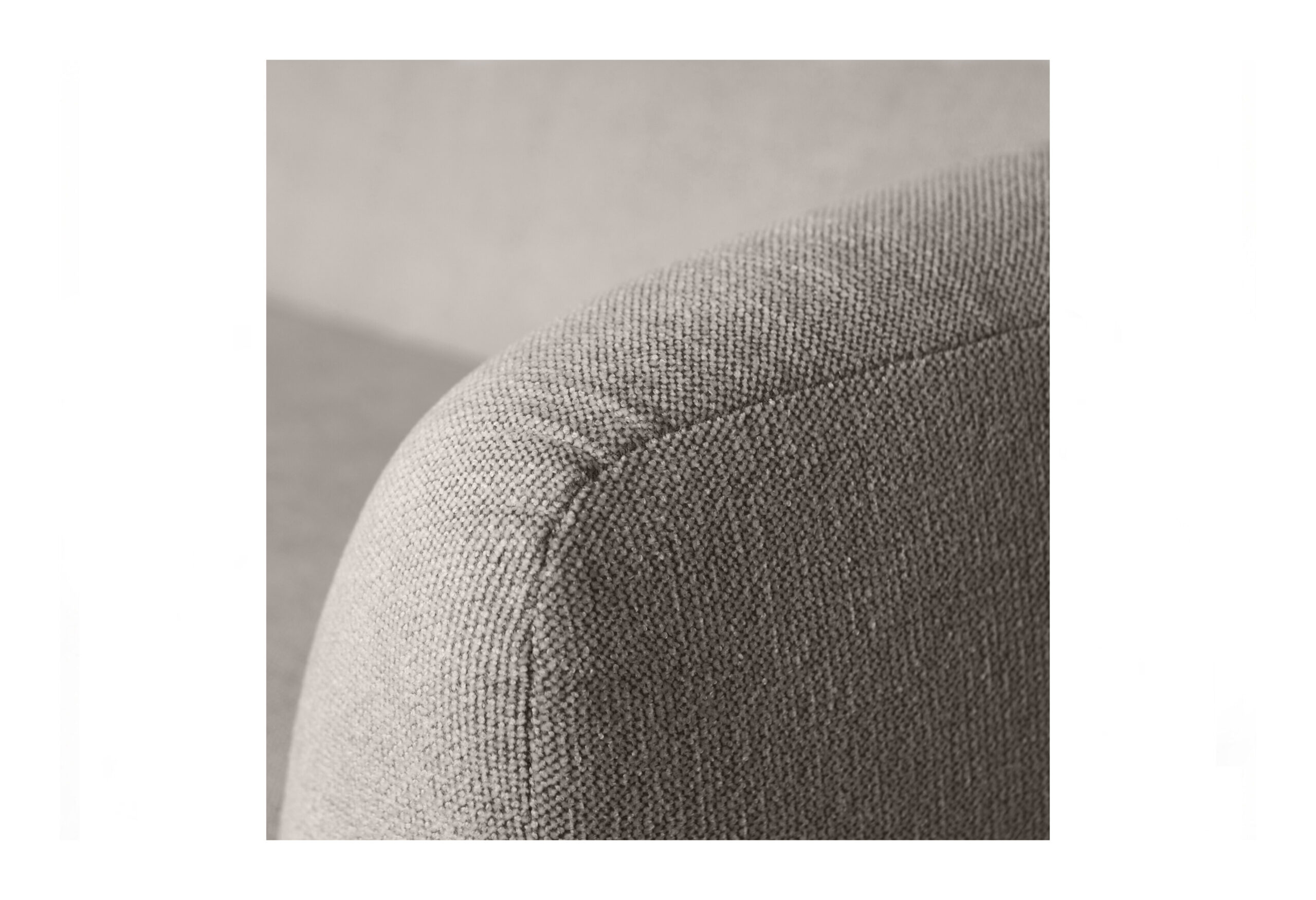 WOOOD 3-zits Bank 'Sloping' kleur Grijs Melange - Afbeelding 4