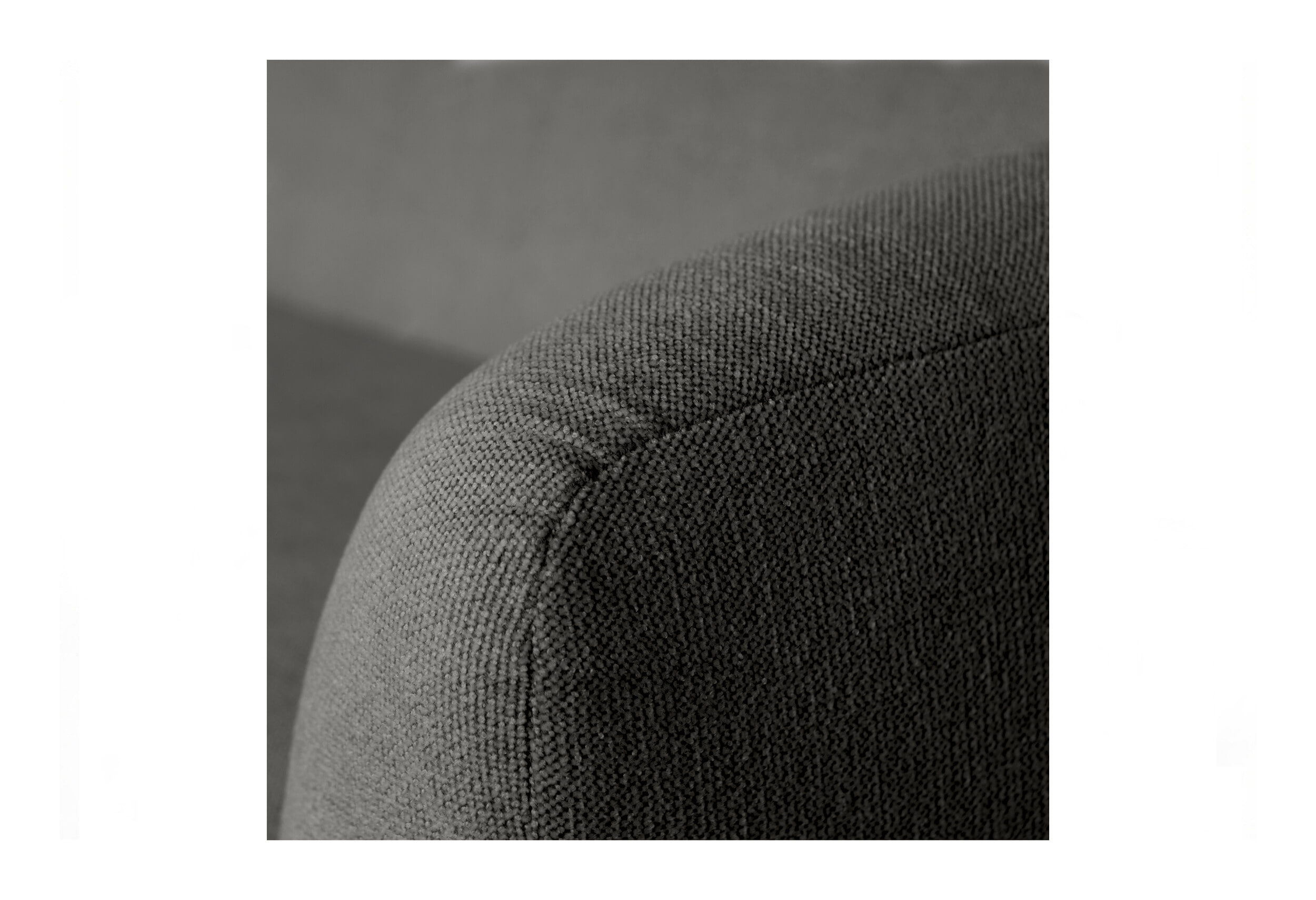 WOOOD 3-zits Bank 'Sloping' kleur Antraciet Melange - Afbeelding 4