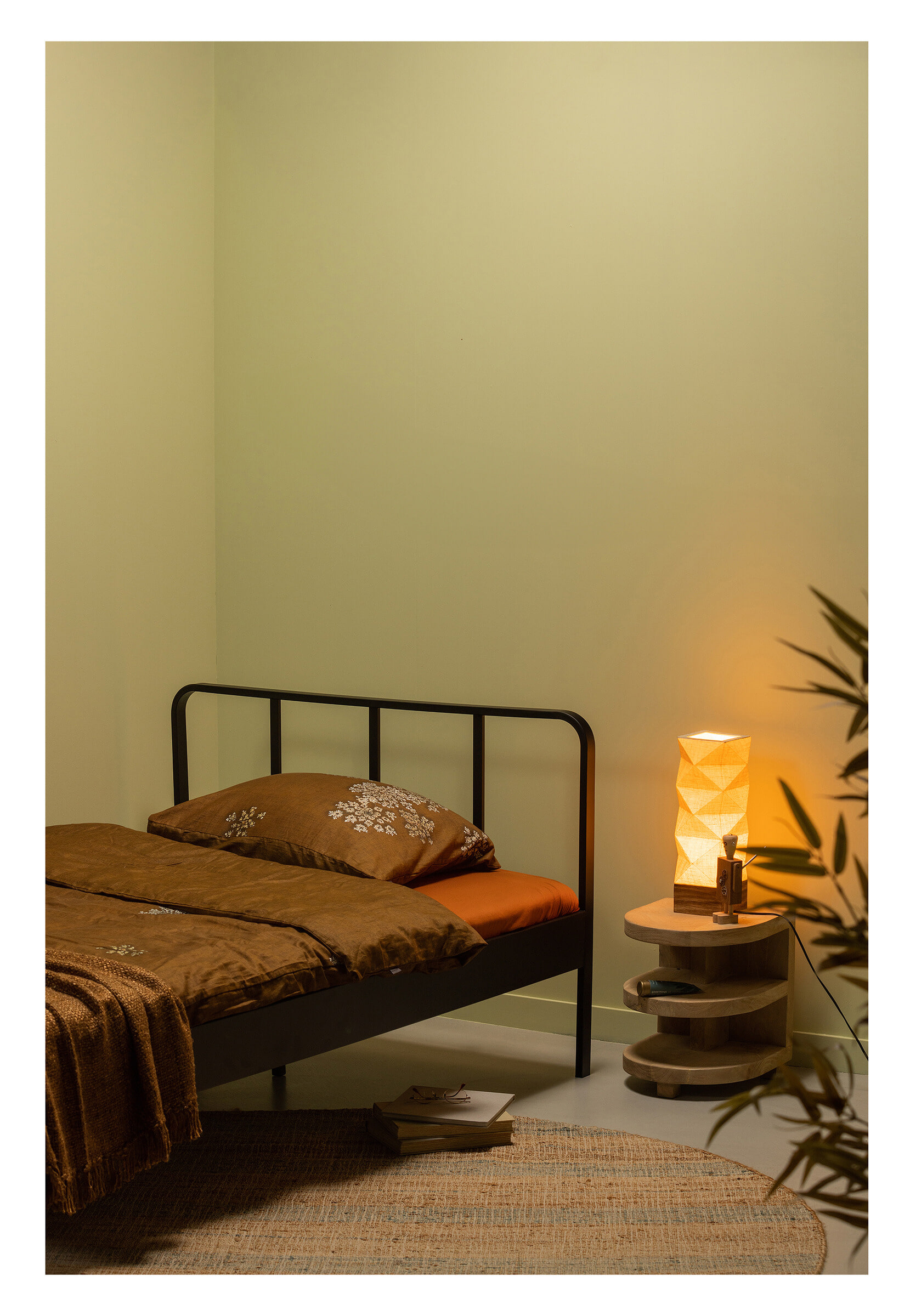 WOOOD Bed 'Mees' Staal, 120 x 200cm, kleur Zwart - Afbeelding 3