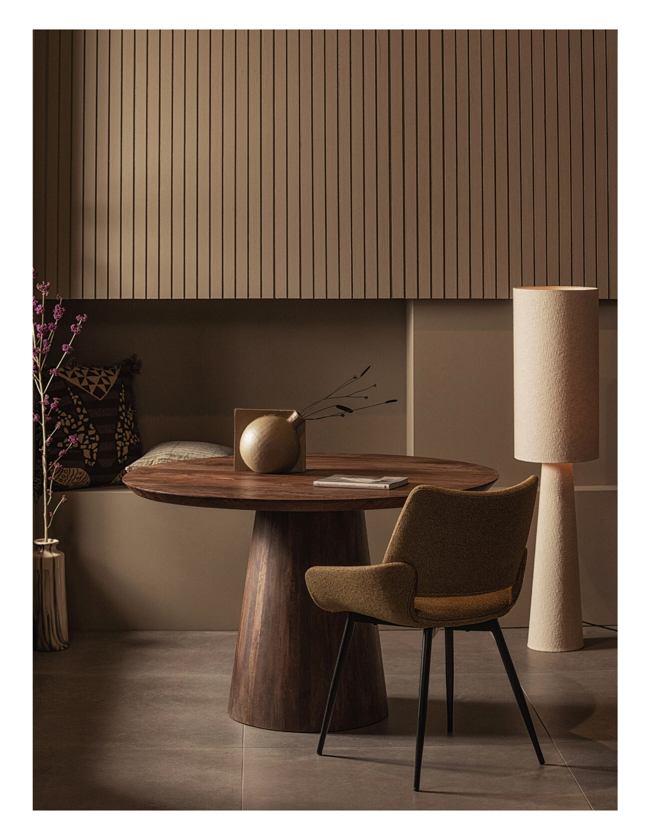 WOOOD Eetkamerstoel 'Parade' Melange, kleur Mosterdgeel - Afbeelding 2