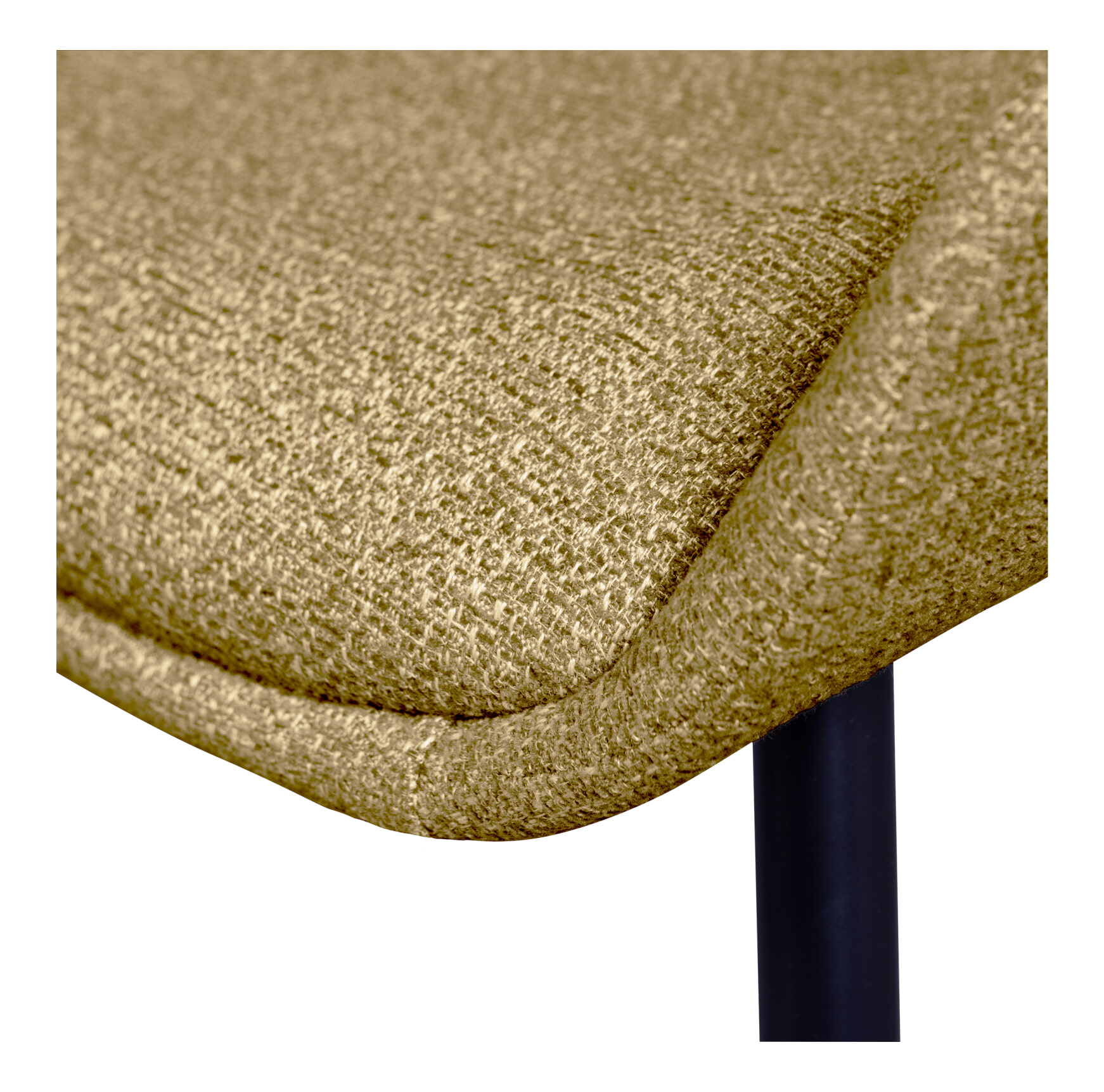 WOOOD Eetkamerstoel 'Parade' Melange, kleur Mosterdgeel - Afbeelding 7